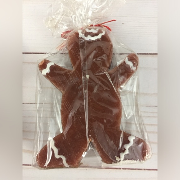 Gingerbread Man Christmas Candles Lot of 4 Various Brands White Barn TAG Royal - Picture 10 of 16